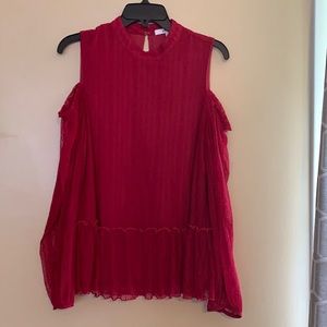 Anthropologie RO & DE Cold Shoulder Blouse